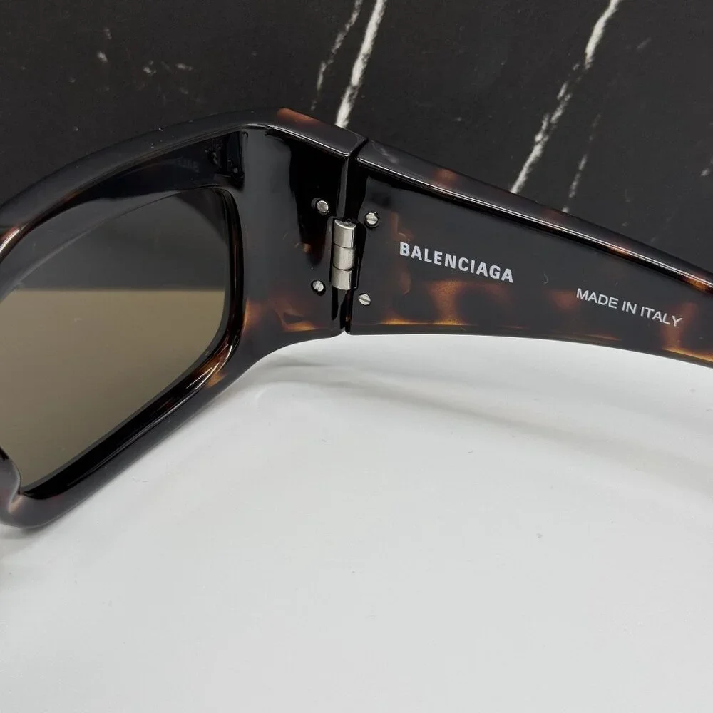 NEW BALENCIAGA SUNGLASSES HAVANA UNISEX EYEWEAR BALENCIAGA BB0291S 003